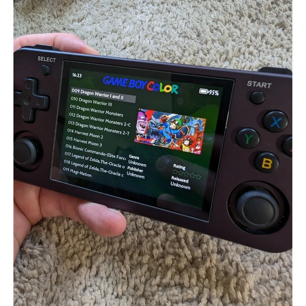 Anbernic RG353M‎ Handheld Retro Gaming Console w/ Game Libraries 3.5 IPS Screen